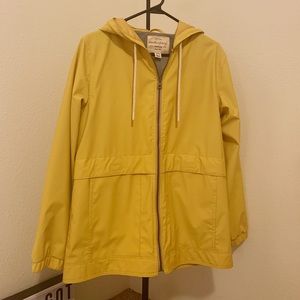 Yellow raincoat
